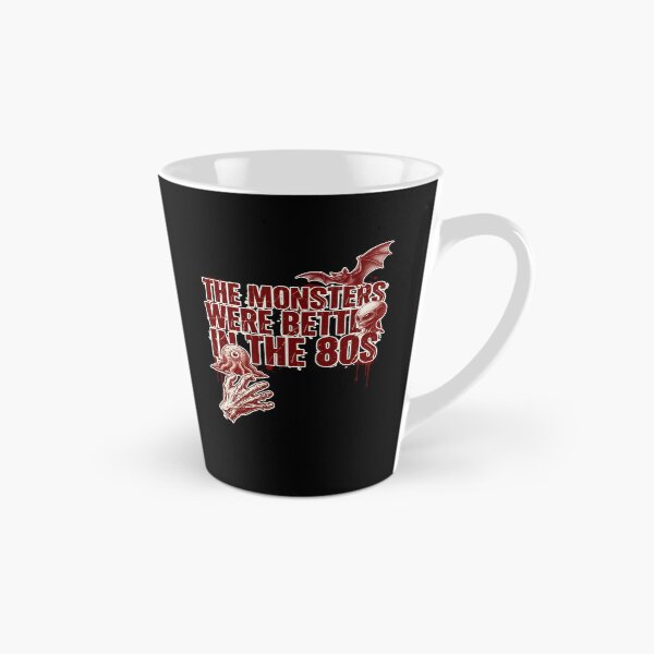 Item preview, The Monsters Were Better in the 80s, Retro Horror Vintage Crimson designed and sold by CryptReel.