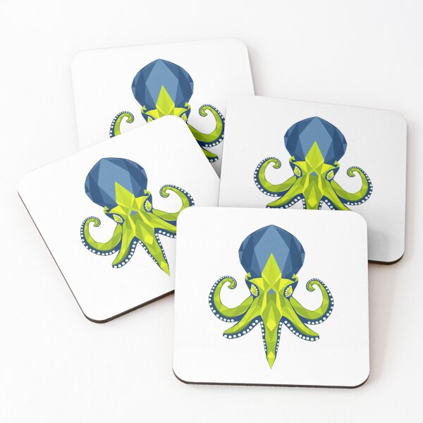 Item preview, Octopus Geometric Crystal - Modern Graphic Art T-S designed and sold by QuirkThreadsCo.