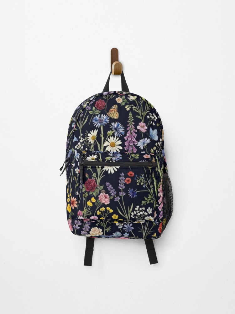 Thumbnail 1 of 3, Backpack, Flower pattern designed and sold by Differenceee.