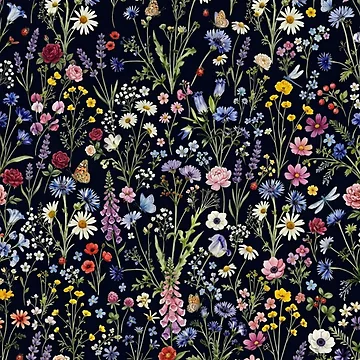 Artwork thumbnail, Flower pattern by Differenceee