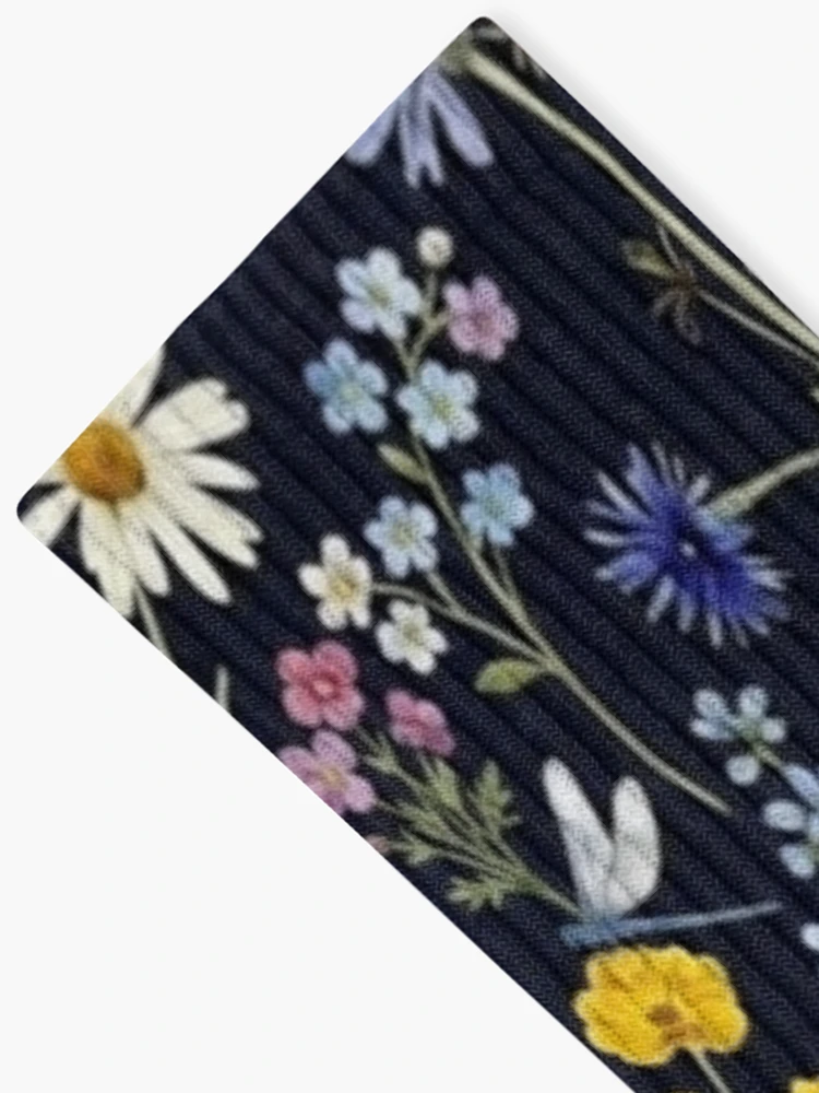 Thumbnail 2 of 5, Socks, Flower pattern designed and sold by Differenceee.