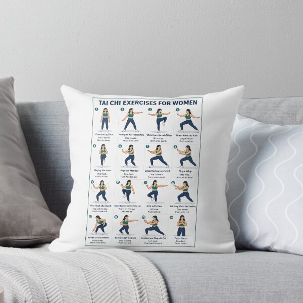 Artikelvorschau, Tai-Chi-Übungen für Frauen, Tai-Chi-Übungsplan als Geschenk für Mama und Oma, Tai-Chi-Trainingsplan, Tai-Chi-Übungen für Senioren entworfen und verkauft von Stewar-ArtCool.
