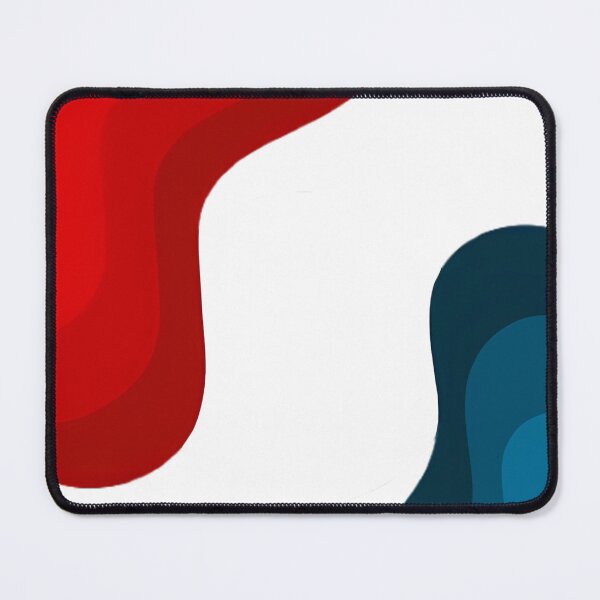 Item preview, Minimalist Red Navy Waves | Simple Abstract Shapes designed and sold by Shirdon2.
