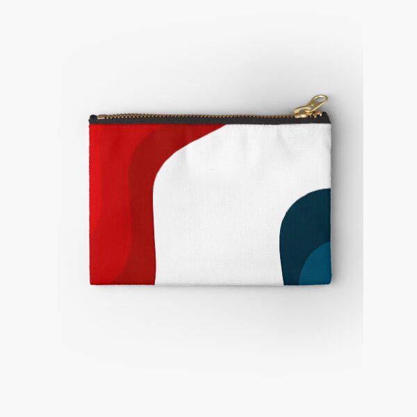 Item preview, Minimalist Red Navy Waves | Simple Abstract Shapes designed and sold by Shirdon2.
