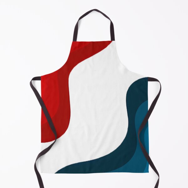Item preview, Minimalist Red Navy Waves | Simple Abstract Shapes designed and sold by Shirdon2.