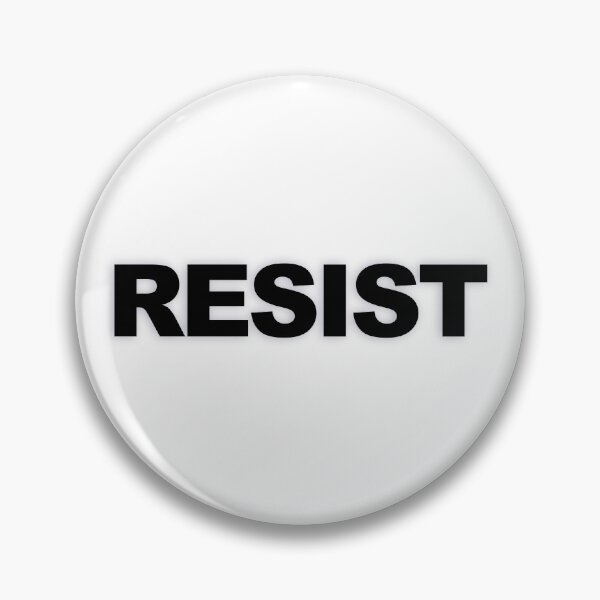 Item preview, RESIST — Black Minimal Bold Type Statement designed and sold by WORDPAUSE.