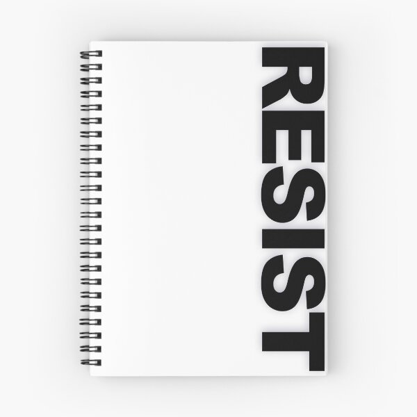Item preview, RESIST — Black Minimal Bold Type Statement designed and sold by WORDPAUSE.