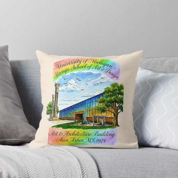 Item preview, Modernist Art and Architecture Watercolor Sticker designed and sold by EvergreenPark - Tee Studio.