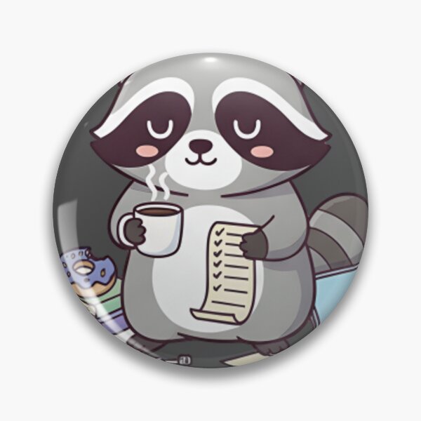 Item preview, Doing My Best Raccoon Shirt – Funny Trash Panda Anxiety Meme T-Shirt & Sticker designed and sold by ZyxDes.