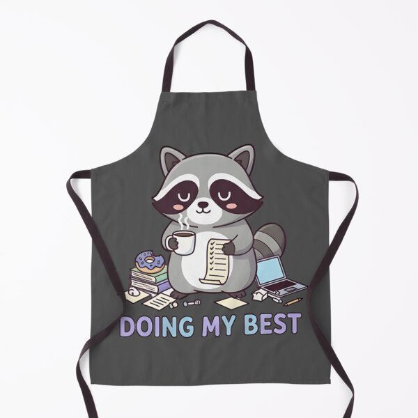 Item preview, Doing My Best Raccoon Shirt – Funny Trash Panda Anxiety Meme T-Shirt & Sticker designed and sold by ZyxDes.