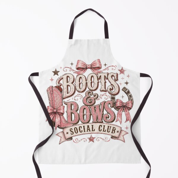Item preview, Cowgirl boots and bows badge designed and sold by Side Quest Co..