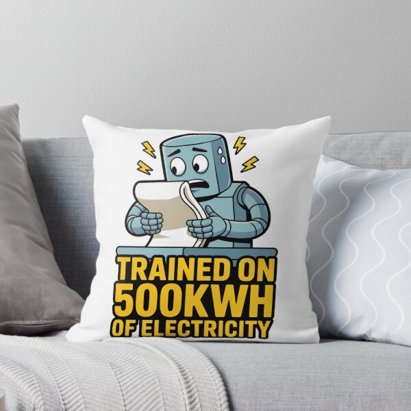 Item preview, Trained On 500KWH Of Electricity AI Robot designed and sold by Bianca Oltean.