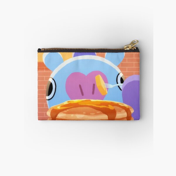 Item preview, Cute Chibi Blue Animal Breakfast - Kawaii Pancakes Cafe Sticker designed and sold by William Cano.