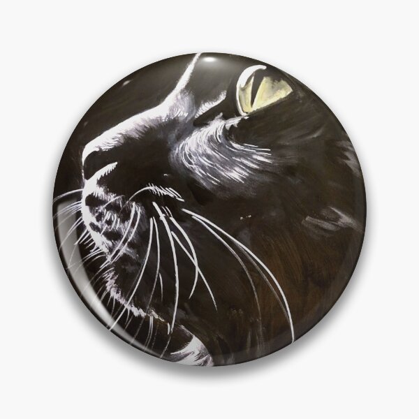 Item preview, Fluffy black cat designed and sold by LaceysDraws.