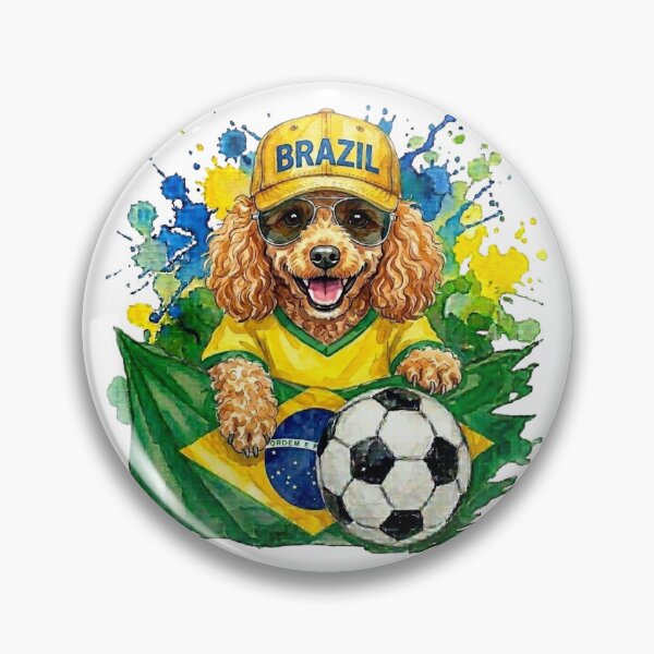 Item preview, Poodle World Cup Brazil Suppawter designed and sold by The Suppawters.