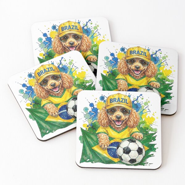 Item preview, Poodle World Cup Brazil Suppawter designed and sold by The Suppawters.