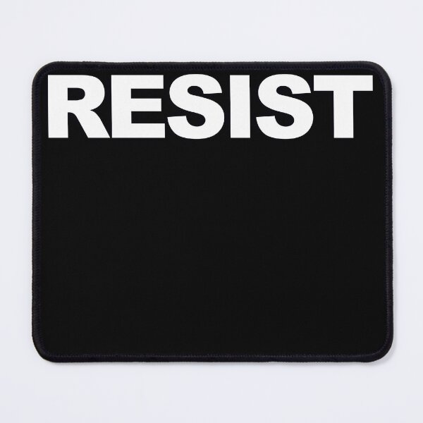 Item preview, RESIST — White Minimal Bold Type Statement designed and sold by WORDPAUSE.