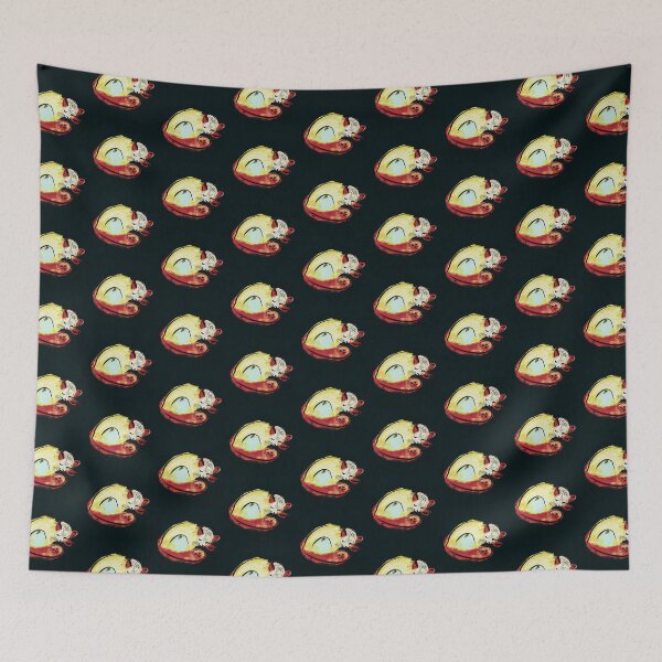 Item preview, Retro Abstract Cat Art Print Benjamin designed and sold by The Groove Garden.