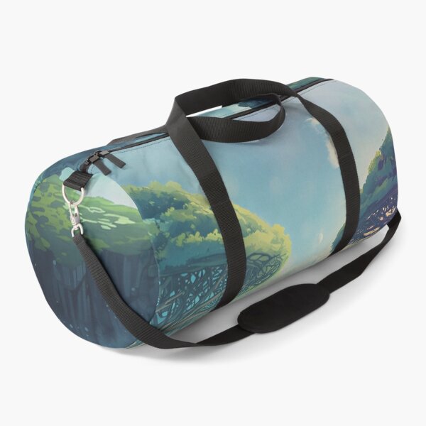 Item preview, Watercolor Bioluminescent Sky Forest Alien Valley designed and sold by Luminous Wilds.