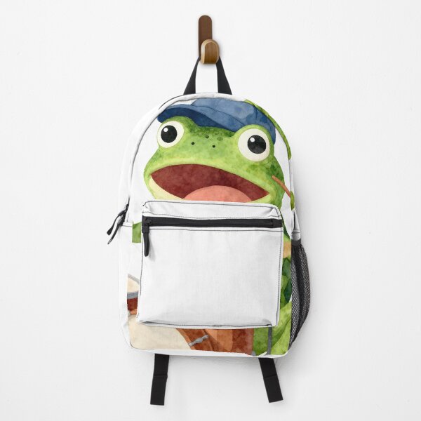 Item preview, Drumming Frog Groove – Funny Animal Music Vibes designed and sold by Muayad Al-Farhan.