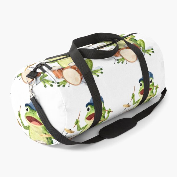 Item preview, Drumming Frog Groove – Funny Animal Music Vibes designed and sold by Muayad Al-Farhan.