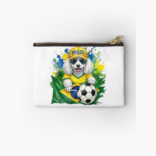Item preview, Poodle white World Cup Brazil Suppawter designed and sold by The Suppawters.