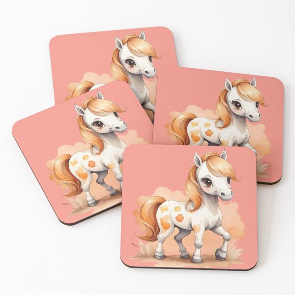 Item preview, Copy of Cute Kawaii Pony with Red Mane. designed and sold by NewtBoo.