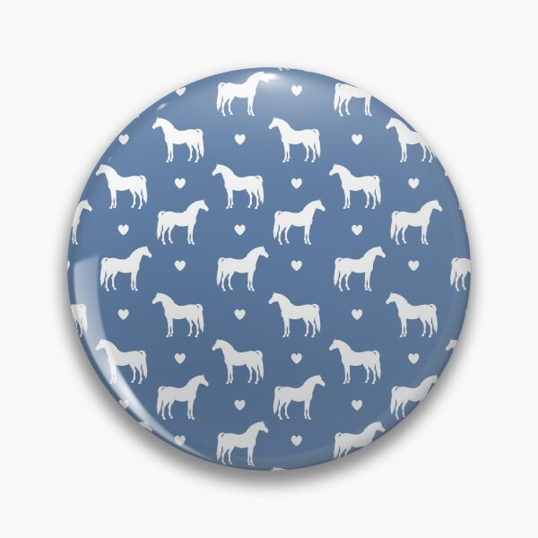 Item preview, Horse Silhouette Heart Pattern Design designed and sold by Canvas-Whispers.