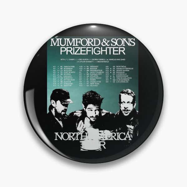 Item preview, Mumford & Sons Prizefighter North America Tour 2026 designed and sold by chibichibii.