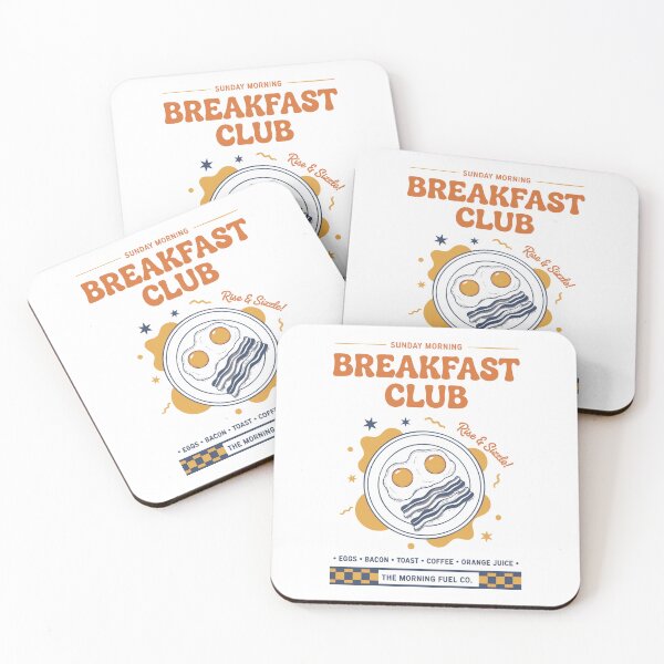 Item preview, Breakfast Club Funny Brunch Coffee Bacon Food designed and sold by LuminOrb.