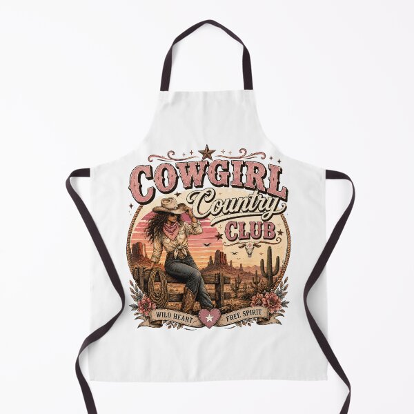 Item preview, Cowgirl country club emblem designed and sold by Side Quest Co..