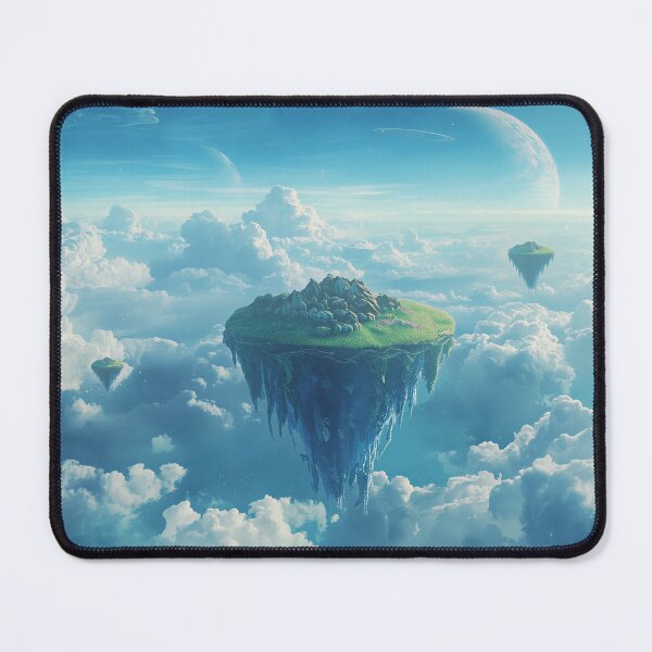 Item preview, Watercolor Floating Coral Sky Ocean Landscape designed and sold by Luminous Wilds.