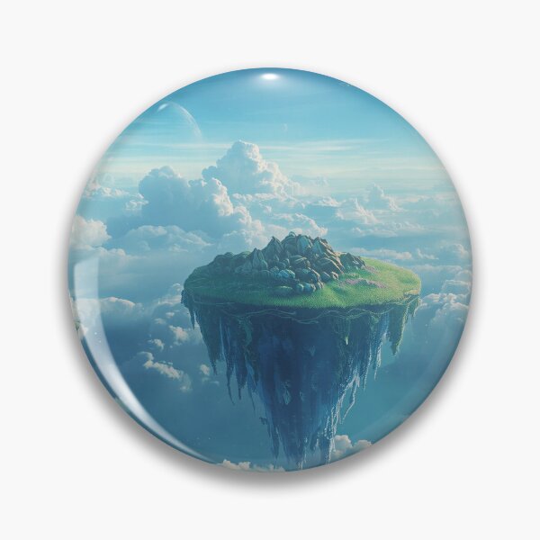 Item preview, Watercolor Floating Coral Sky Ocean Landscape designed and sold by Luminous Wilds.