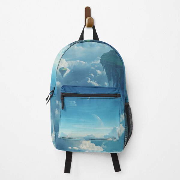 Item preview, Watercolor Floating Coral Sky Ocean Landscape designed and sold by Luminous Wilds.