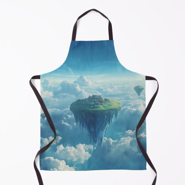 Item preview, Watercolor Floating Coral Sky Ocean Landscape designed and sold by Luminous Wilds.