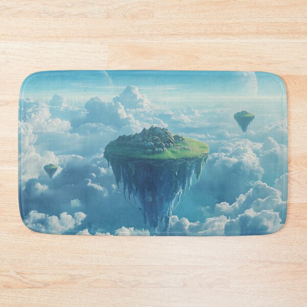Item preview, Watercolor Floating Coral Sky Ocean Landscape designed and sold by Luminous Wilds.