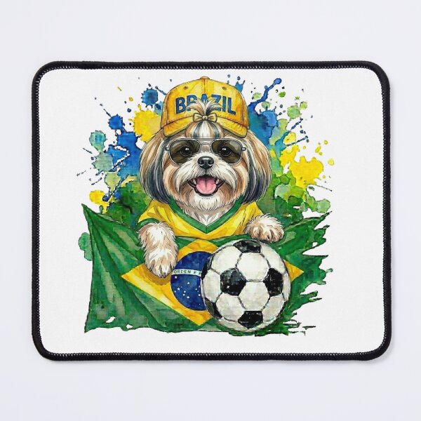 Item preview, Shih Tzu World Cup Brazil Suppawter designed and sold by The Suppawters.