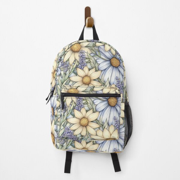 Item preview, Daisy Lavender Botanical Floral Pattern designed and sold by Canvas-Whispers.