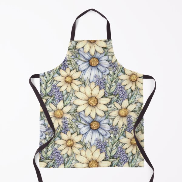 Item preview, Daisy Lavender Botanical Floral Pattern designed and sold by Canvas-Whispers.