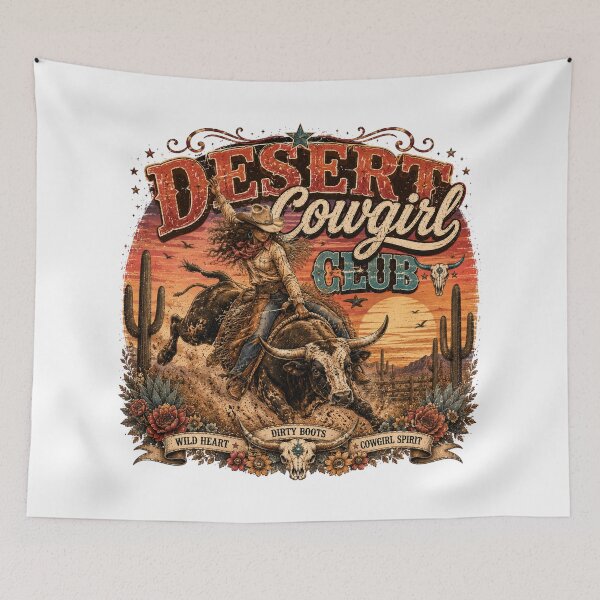 Item preview, Desert cowgirl rodeo spirit designed and sold by Side Quest Co..