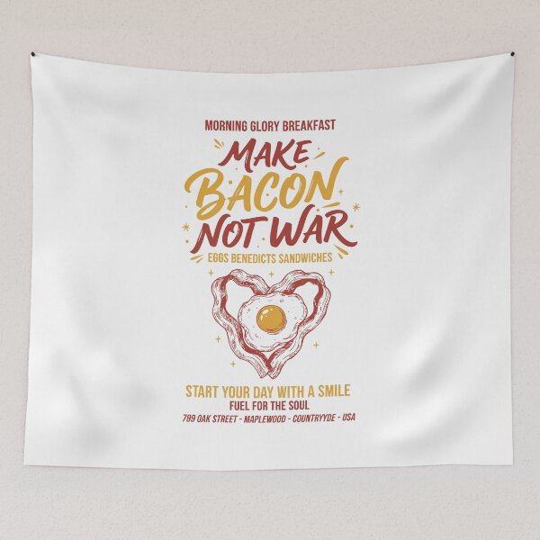 Item preview, Breakfast Funny Brunch Coffee Bacon Pancake Food designed and sold by LuminOrb.