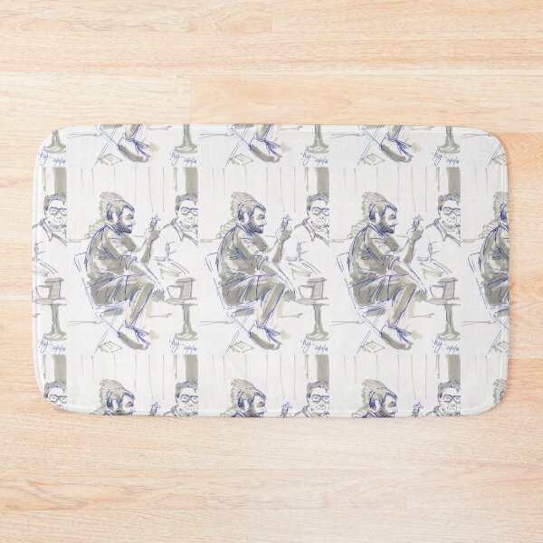 Item preview, Two Men Having Coffee Drawing designed and sold by MikeJory.