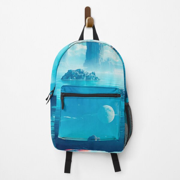 Item preview, Floating Coral Archipelago Watercolor Alien Landscape designed and sold by Luminous Wilds.