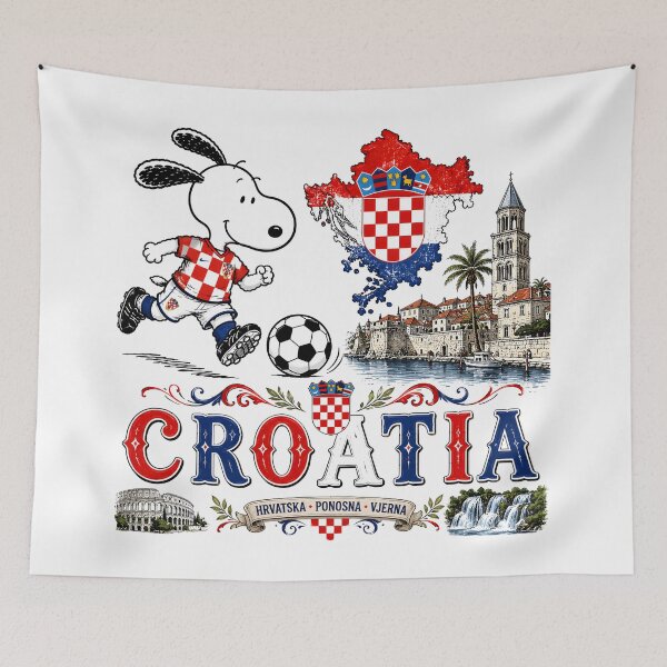 Item preview, Snoopy Croatia Team World Cup 2026 designed and sold by Har-vee.
