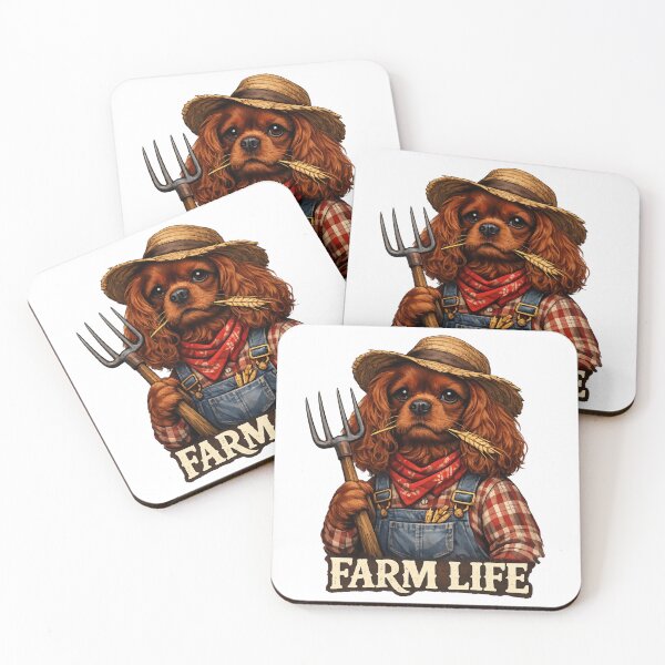 Item preview, Farm Life Ruby Cavalier designed and sold by SpottyRainbow.