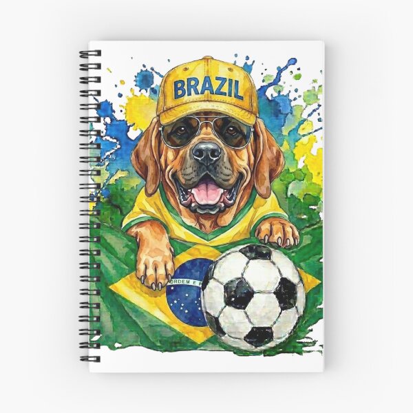 Item preview, Fila Brasileiro Brazilian Mastiff World Cup Brazil Suppawter designed and sold by The Suppawters.