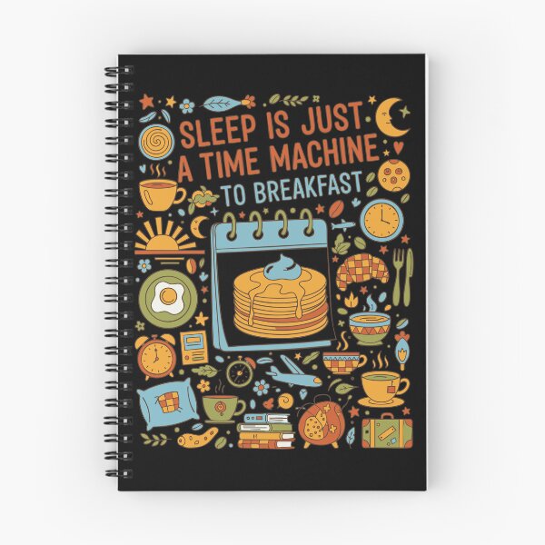 Item preview, Breakfast Sleep Is Just A Time Machine designed and sold by LuminOrb.