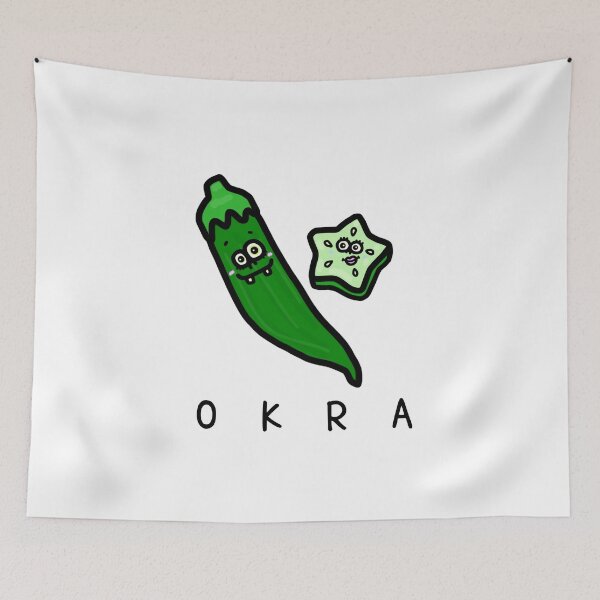 Item preview, Cute OKRA designed and sold by kanaehonkawa.