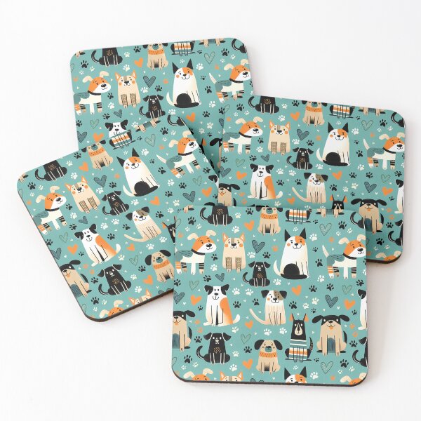 Item preview, Cute Cartoon Dog Pattern Design designed and sold by ArtDzignsZA.