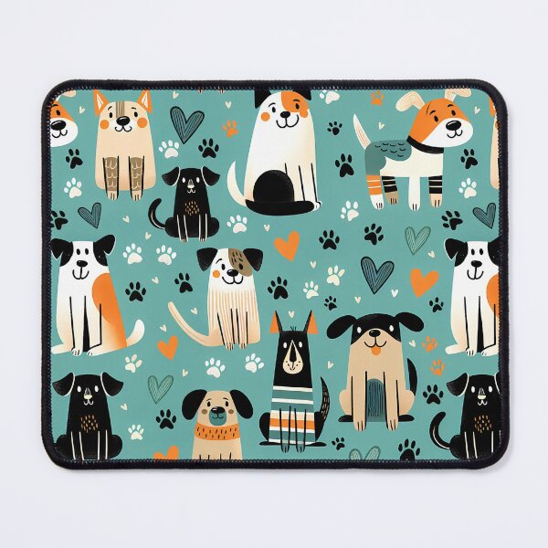Item preview, Cute Cartoon Dog Pattern Design designed and sold by ArtDzignsZA.